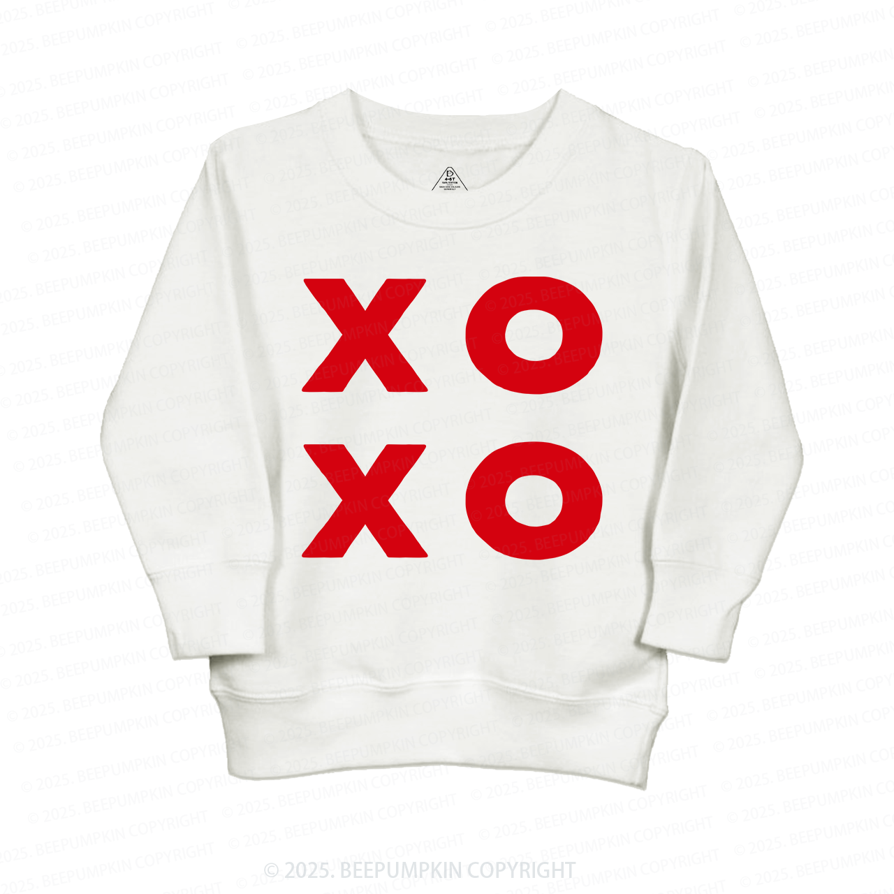 XOXO Valentines Day Kids Sweatshirt