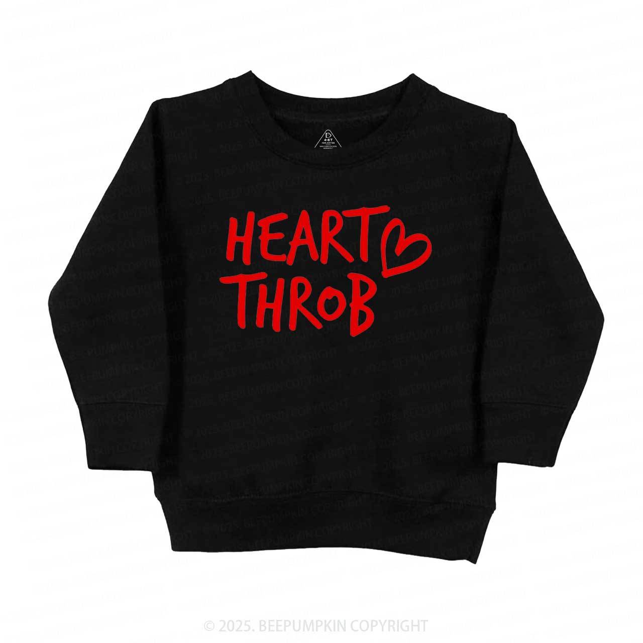 Heart Throb Valentines Day Kids Sweatshirt