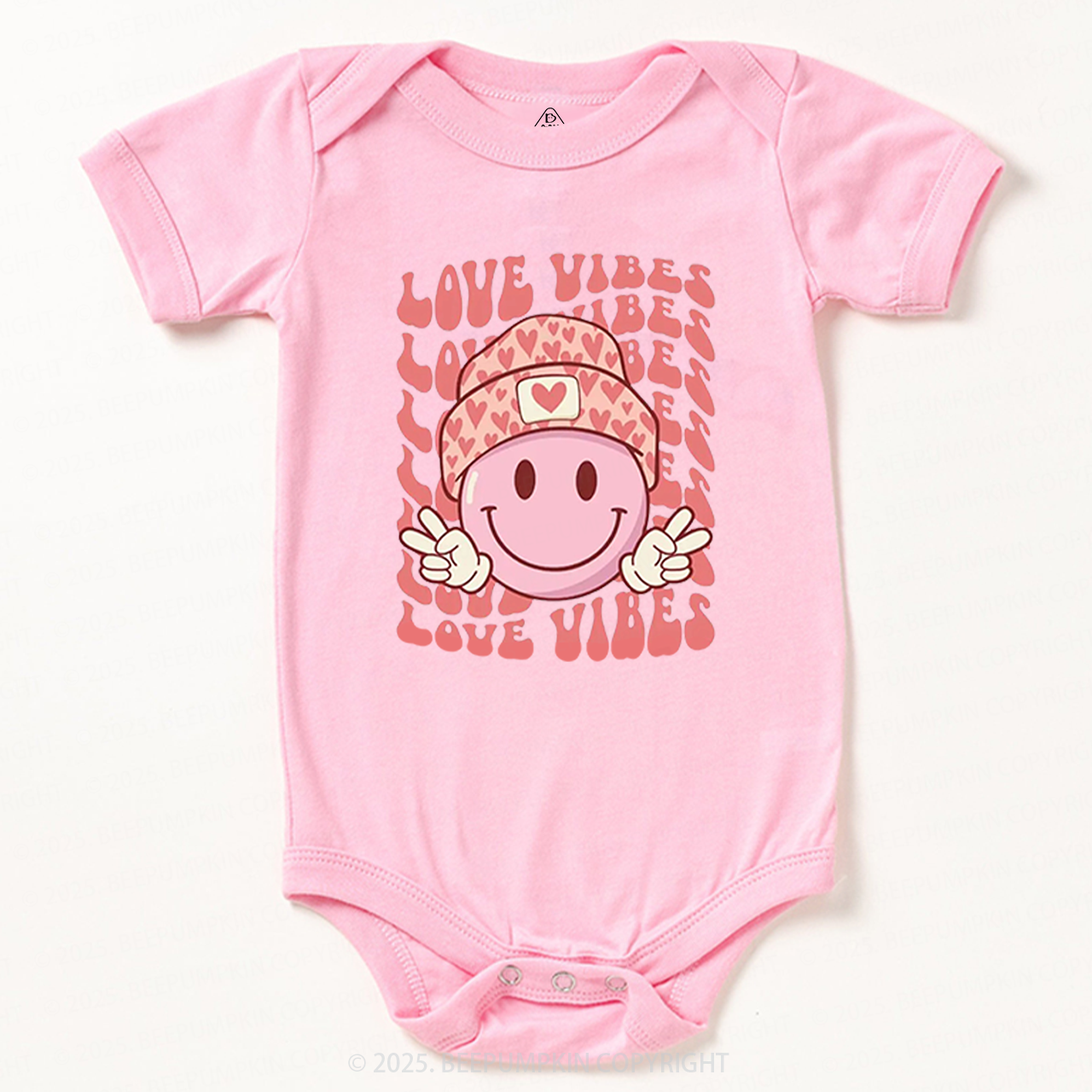 Love Vibes Valentine Bodysuit Beepumpkin