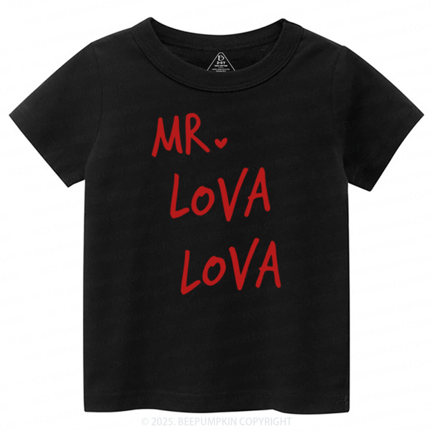 Mr Steal Your Heart Valentines Day Toddler&Kids Tees Beepumpkin