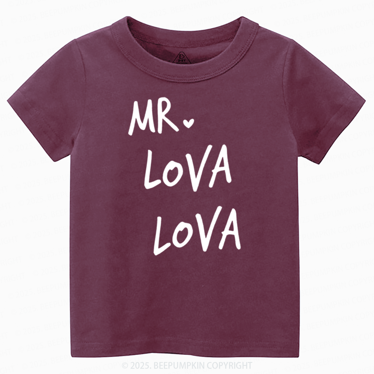 Mr Steal Your Heart Valentines Day Toddler&Kids Tees Beepumpkin