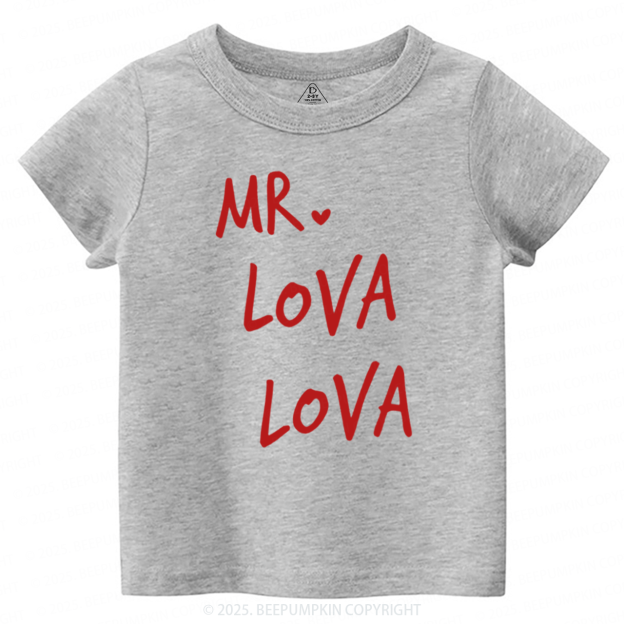 Mr Steal Your Heart Valentines Day Toddler&Kids Tees Beepumpkin