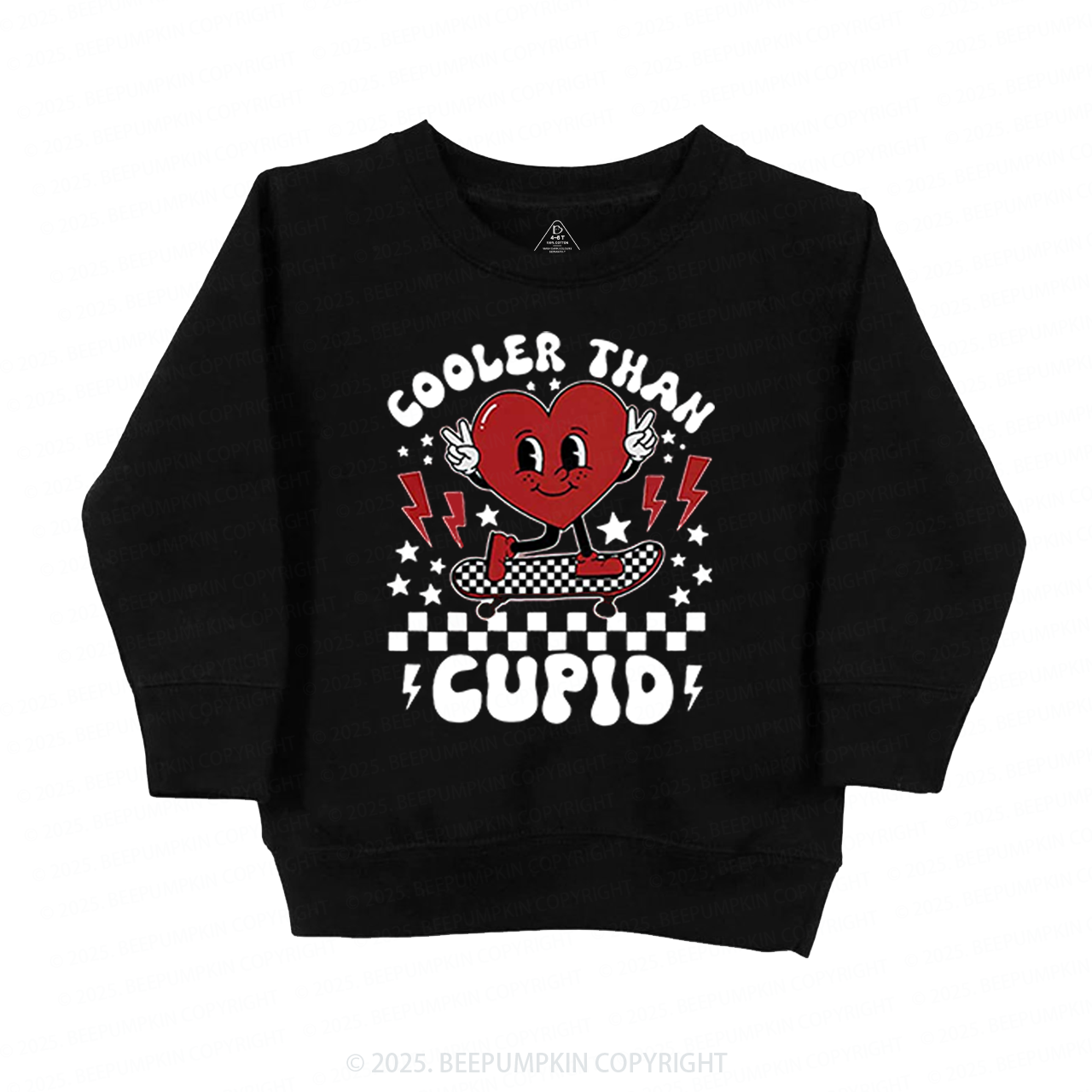 Cooler Than Cupid Valentines Day Kids Sweatshirt