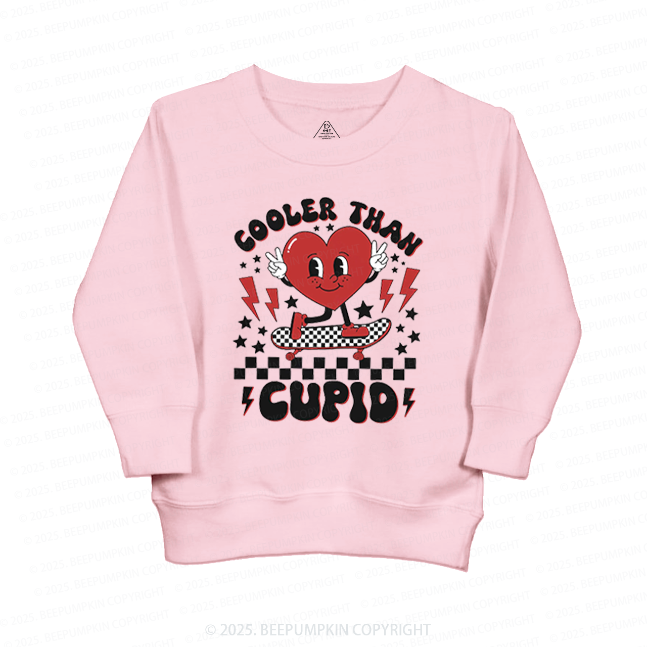 Cooler Than Cupid Valentines Day Kids Sweatshirt