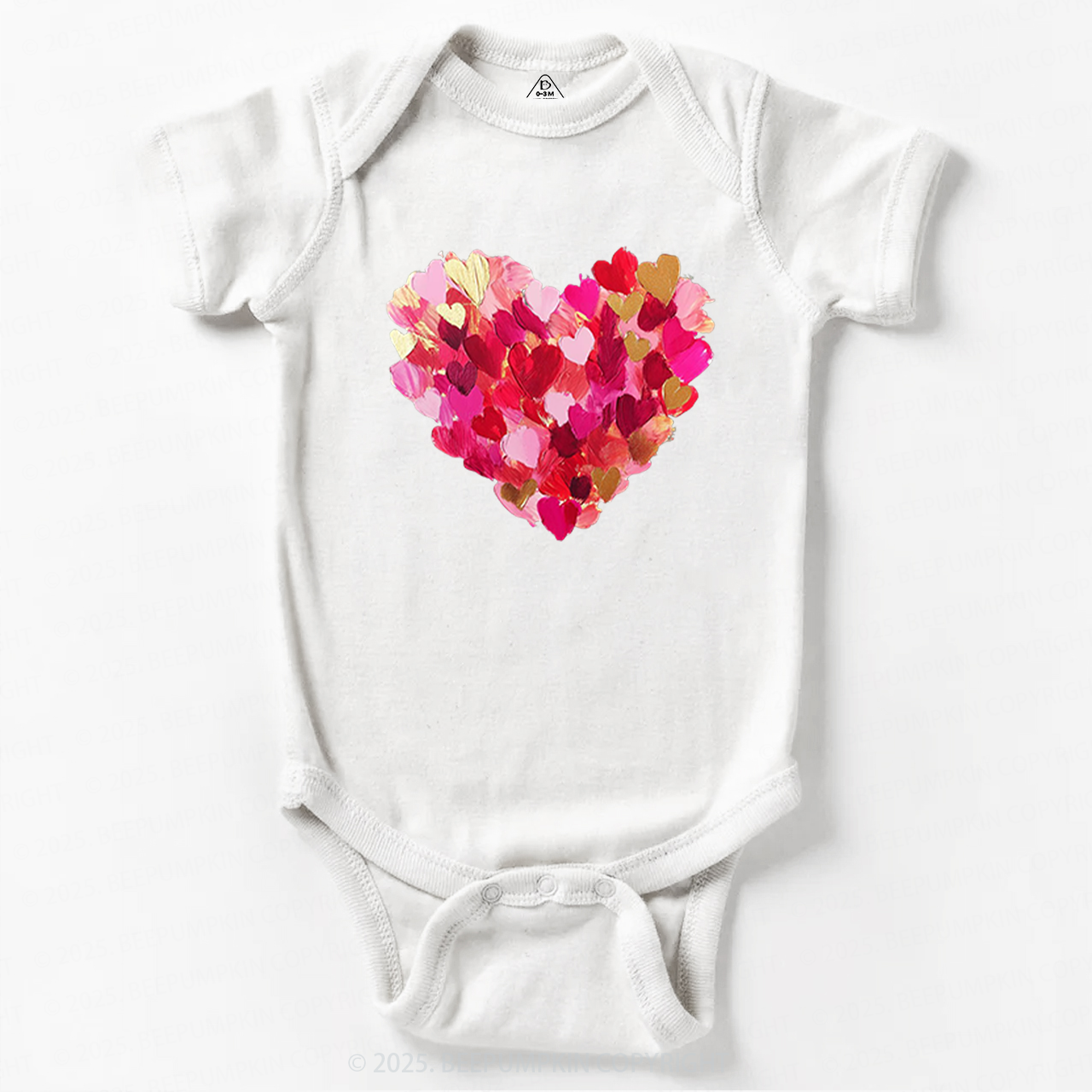 Brushstroke Heart Bodysuit Beepumpkin