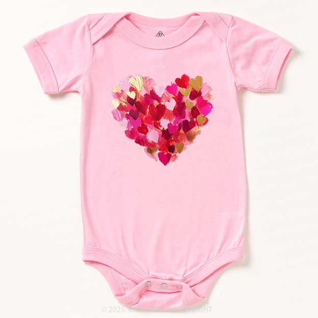Brushstroke Heart Bodysuit Beepumpkin