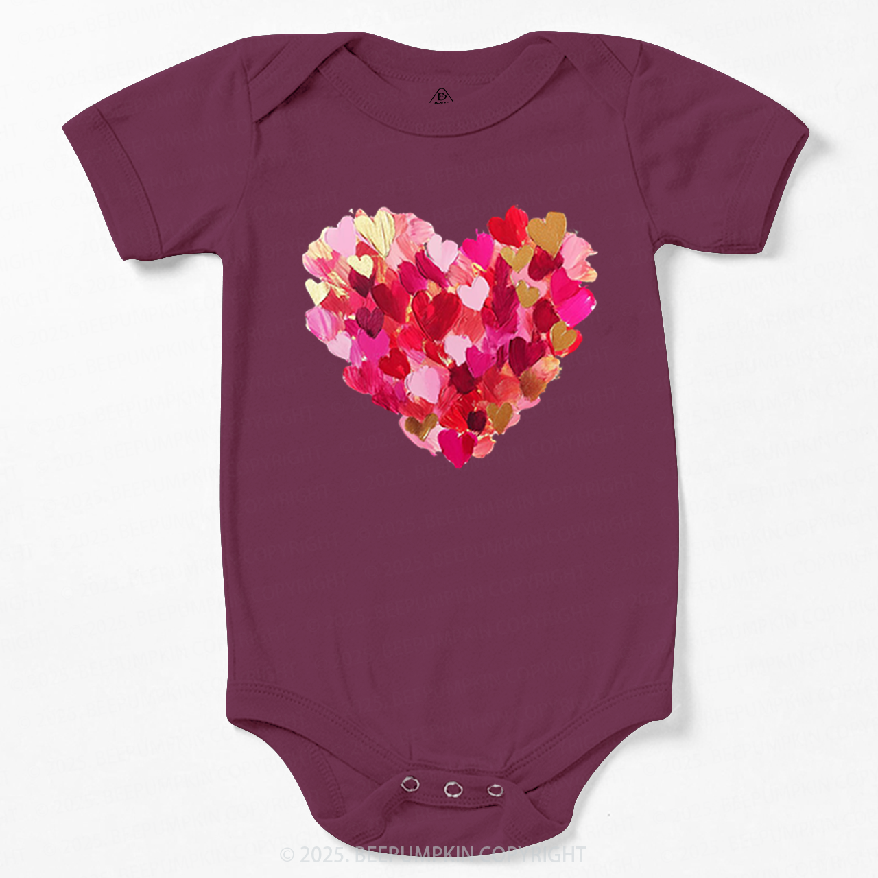 Brushstroke Heart Bodysuit Beepumpkin