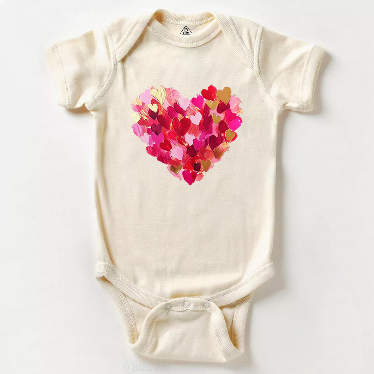 Brushstroke Heart Bodysuit Beepumpkin