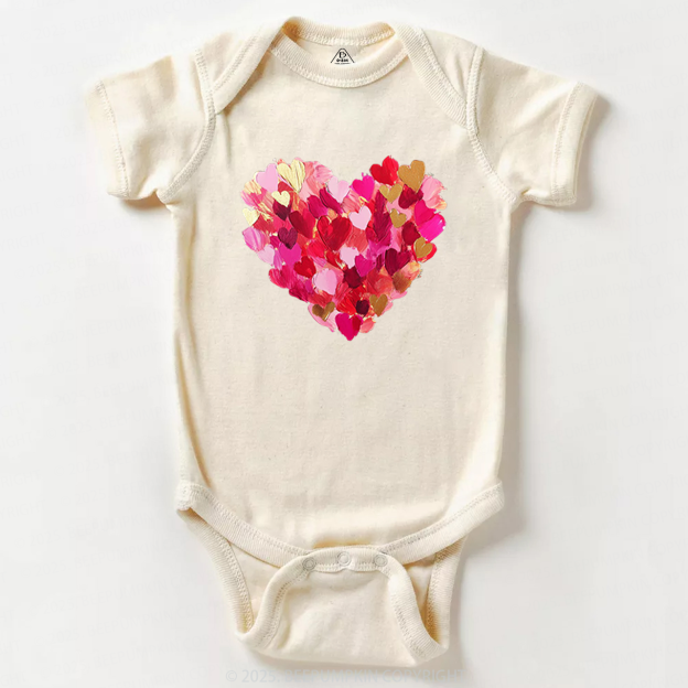 Brushstroke Heart Bodysuit Beepumpkin