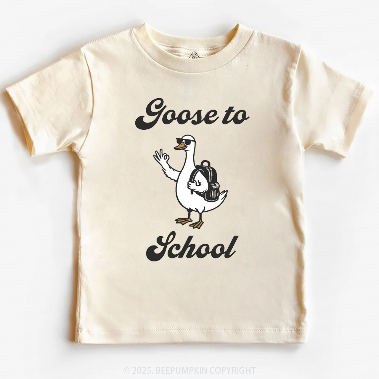 Goose to School Toddler&Kid's Tees Beepumpkin
