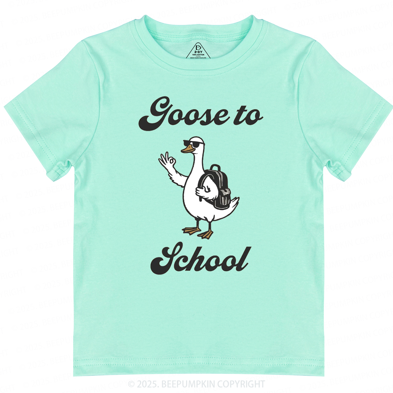 Goose to School Toddler&Kid's Tees Beepumpkin