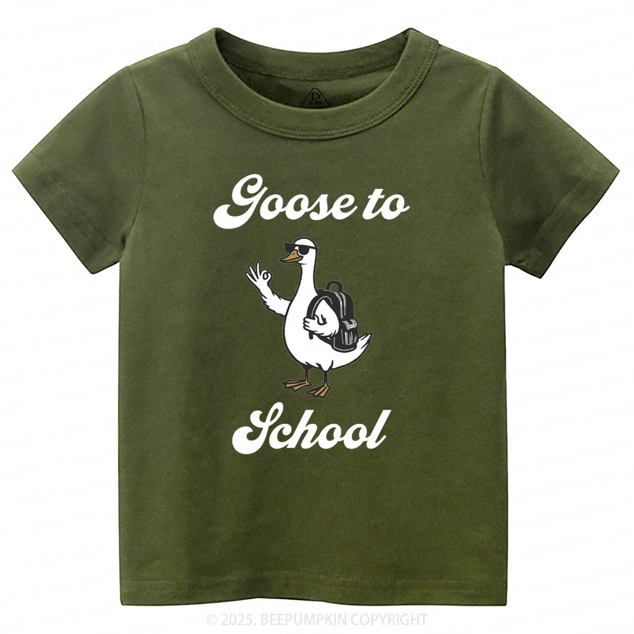Goose to School Toddler&Kid's Tees Beepumpkin