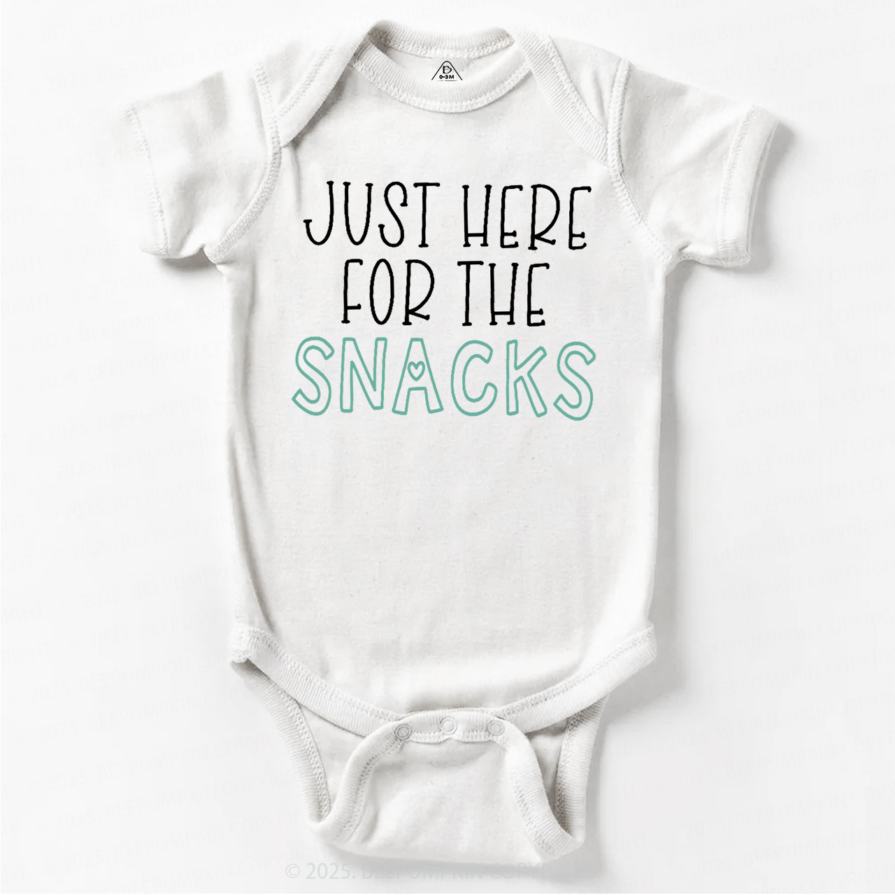 Just Here For The Snacks Bodysuit Beepumpkin