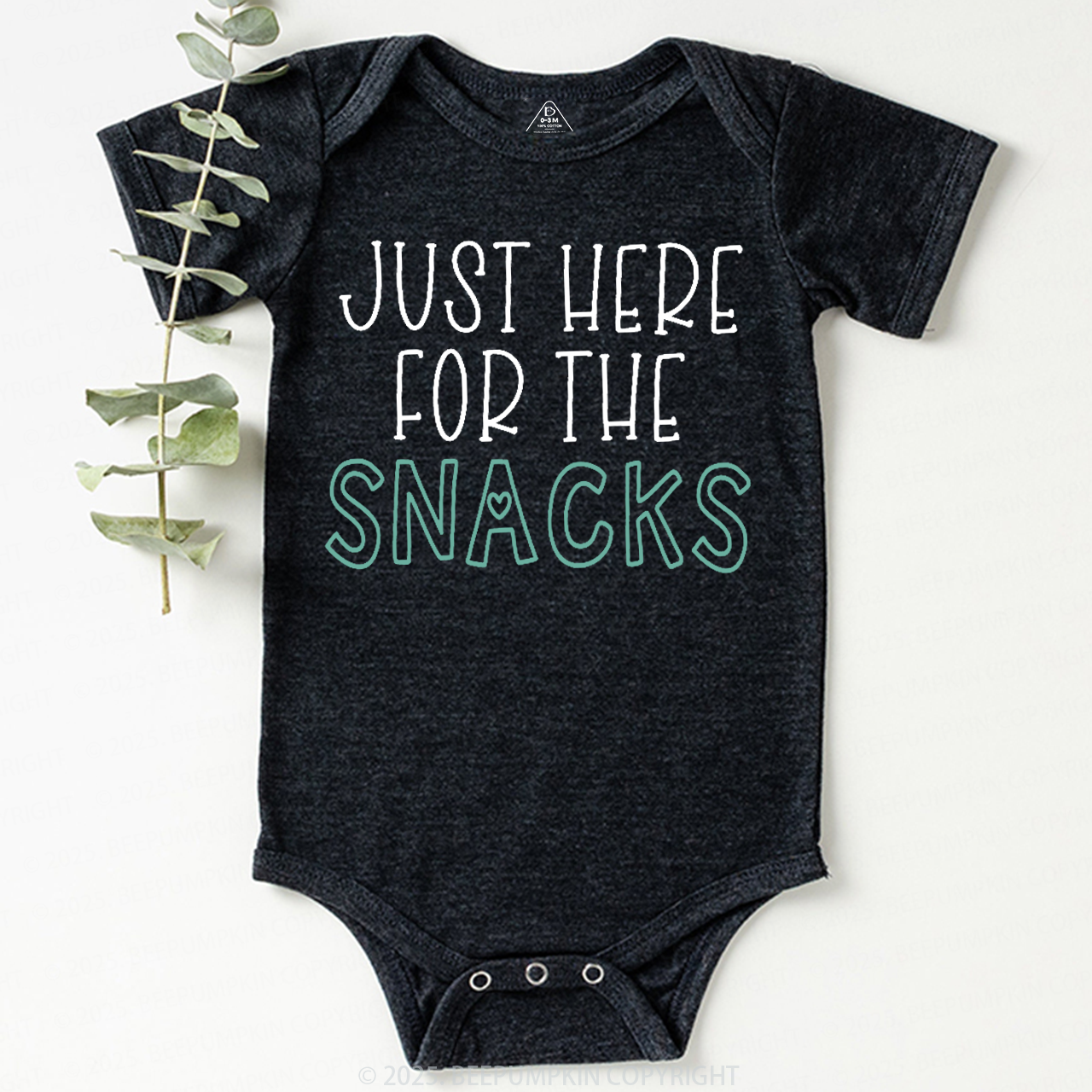 Just Here For The Snacks Bodysuit Beepumpkin