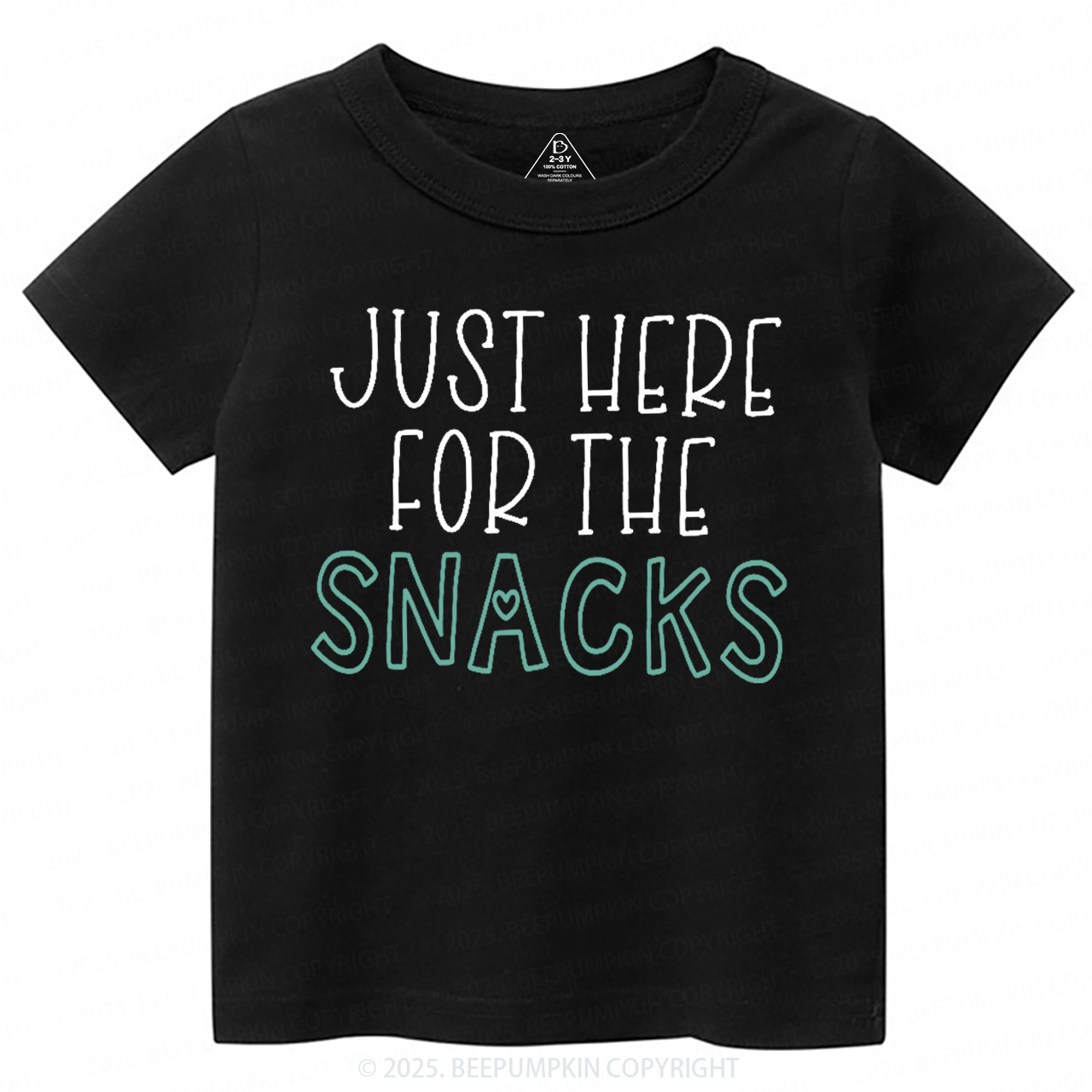 Just Here For The Snacks Toddler&Kid's Tees Beepumpkin