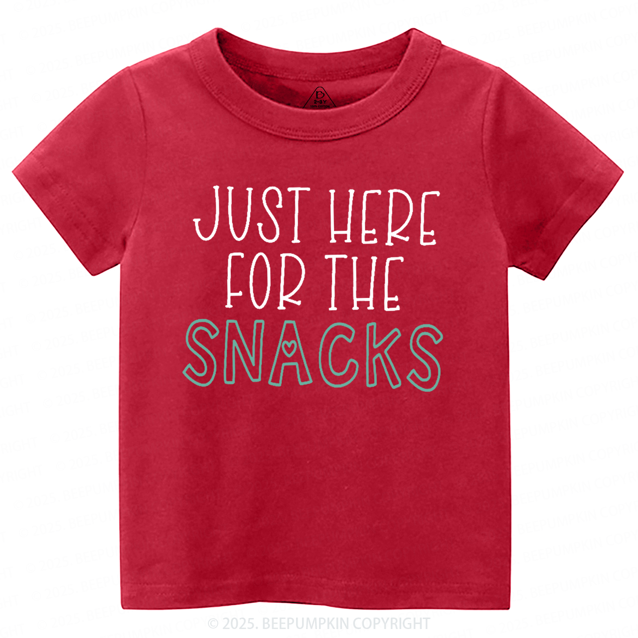 Just Here For The Snacks Toddler&Kid's Tees Beepumpkin