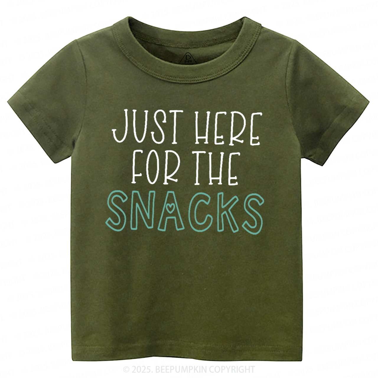 Just Here For The Snacks Toddler&Kid's Tees Beepumpkin