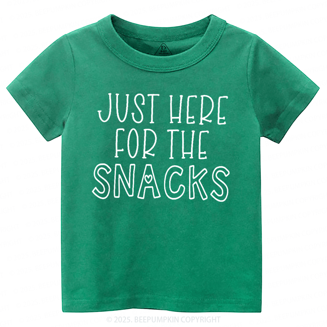 Just Here For The Snacks Toddler&Kid's Tees Beepumpkin