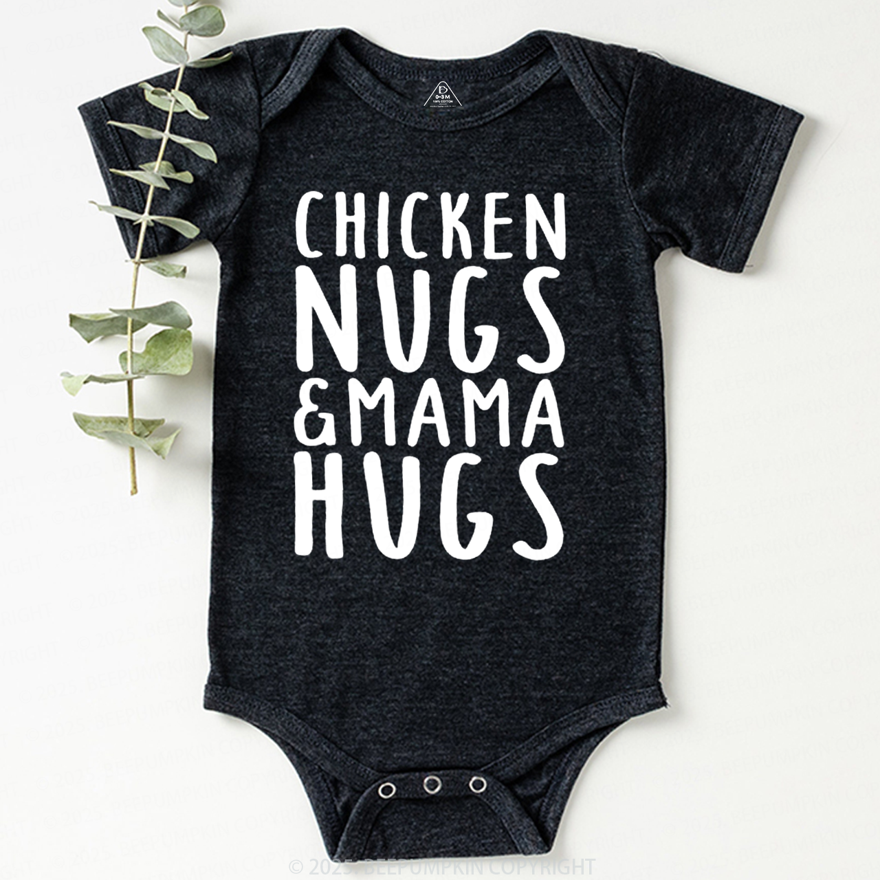 Chicken Nugs & Mama Hugs Bodysuit Beepumpkin