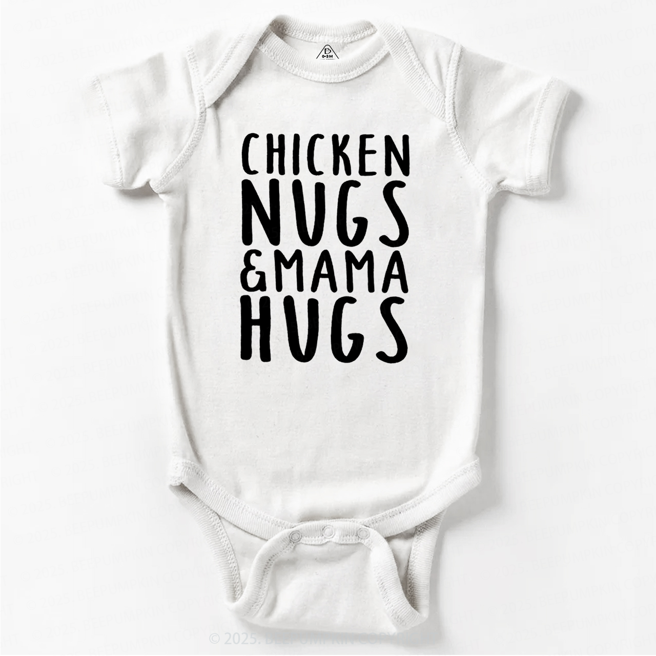 Chicken Nugs & Mama Hugs Bodysuit Beepumpkin