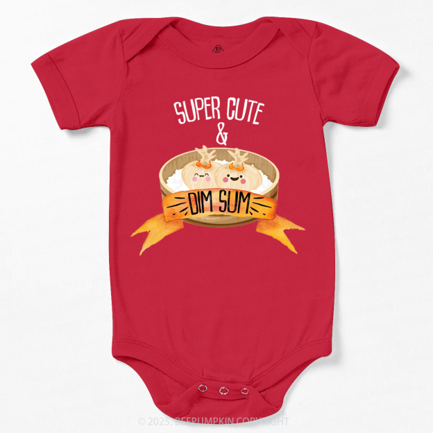 Super Cute & Dim Sum Bodysuit Beepumpkin