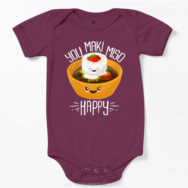 You Maki Miso Happy Bodysuit Beepumpkin