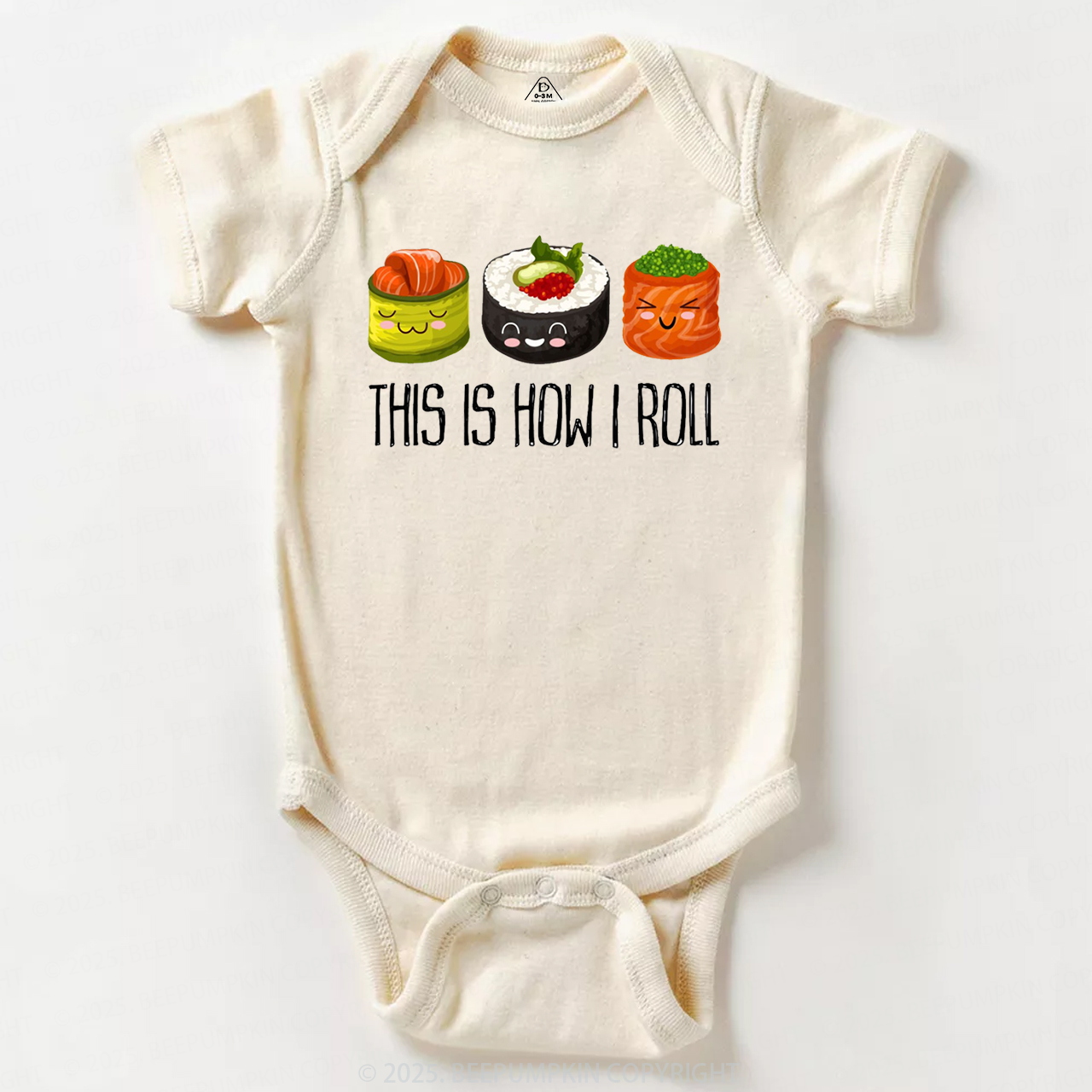 How I Roll Sushi Bodysuit Beepumpkin