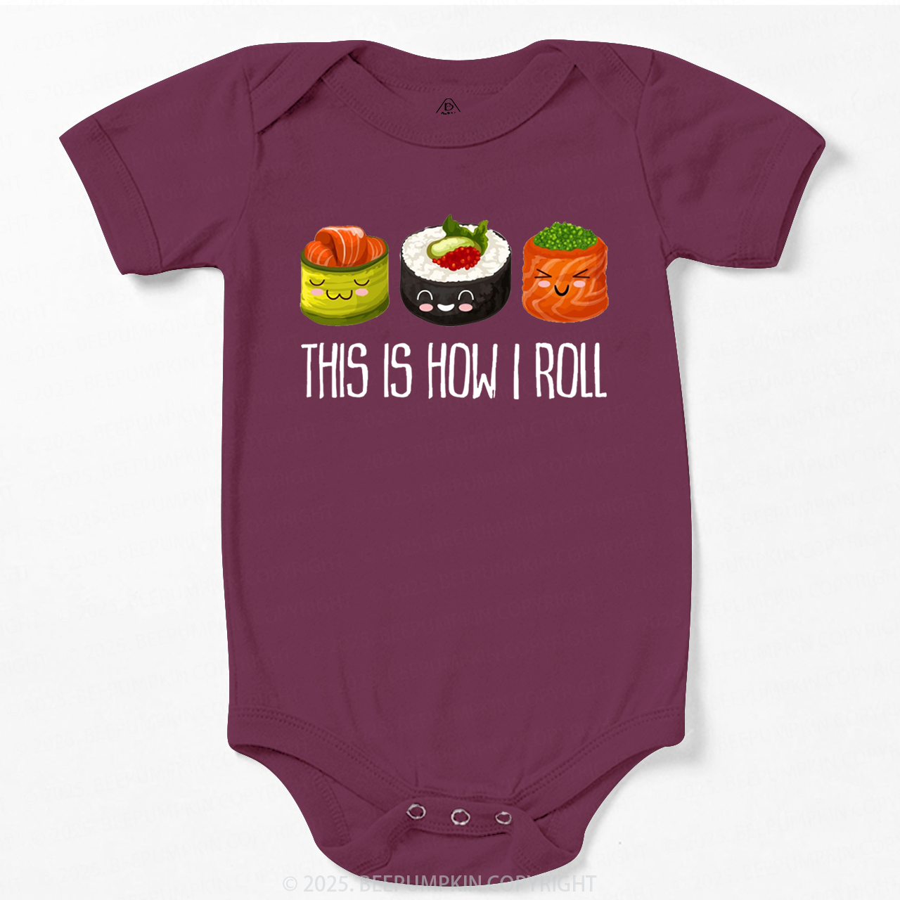 How I Roll Sushi Bodysuit Beepumpkin