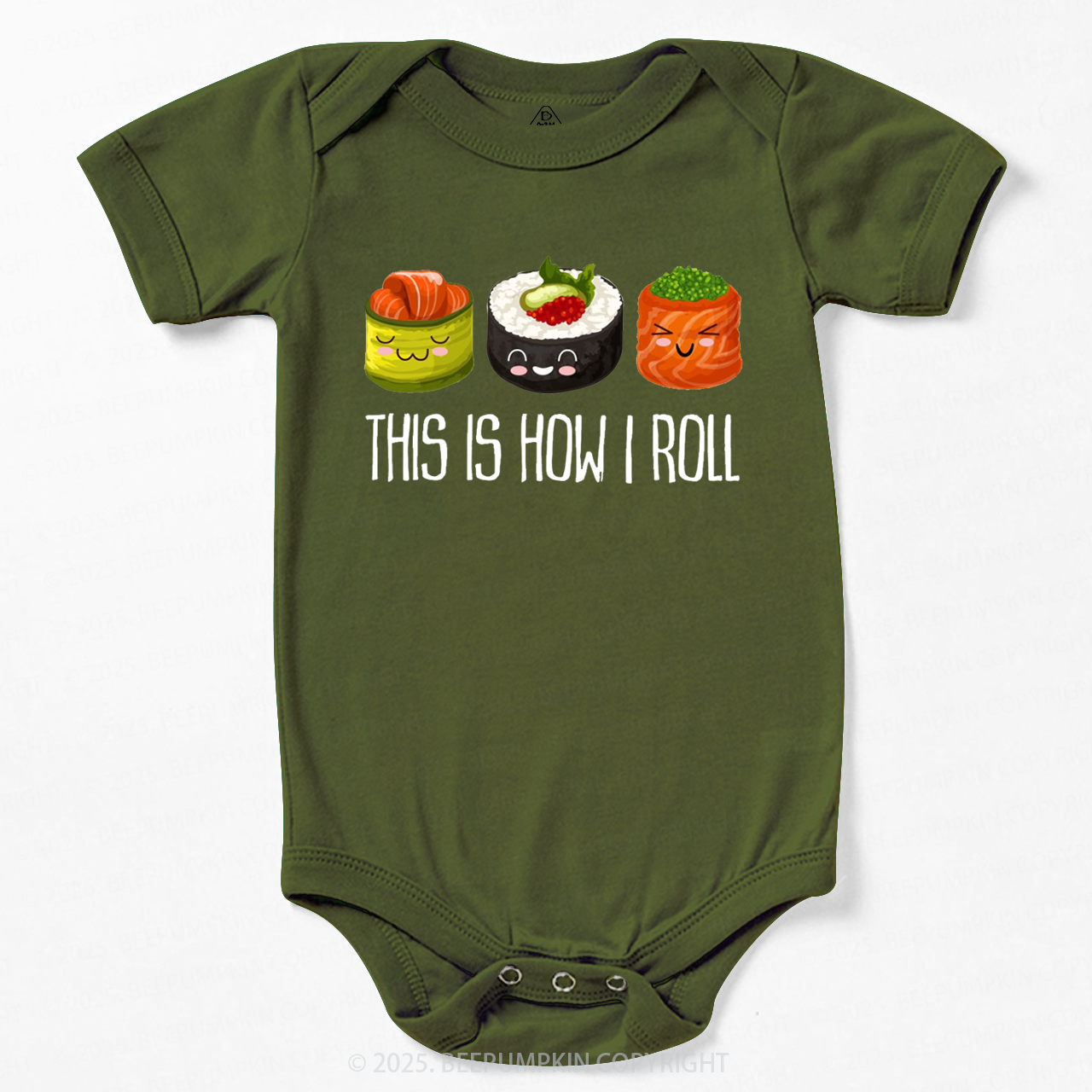 How I Roll Sushi Bodysuit Beepumpkin