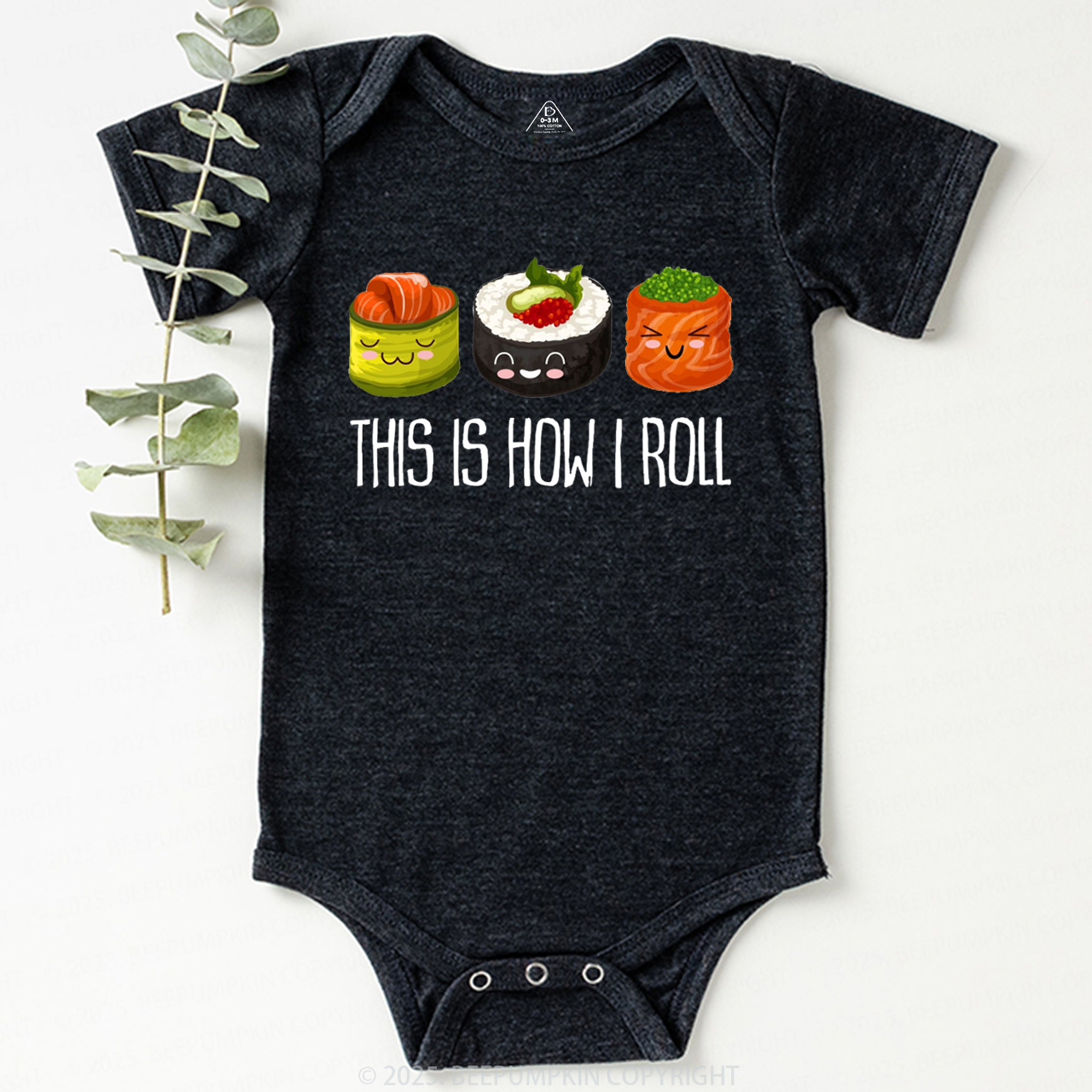 How I Roll Sushi Bodysuit Beepumpkin