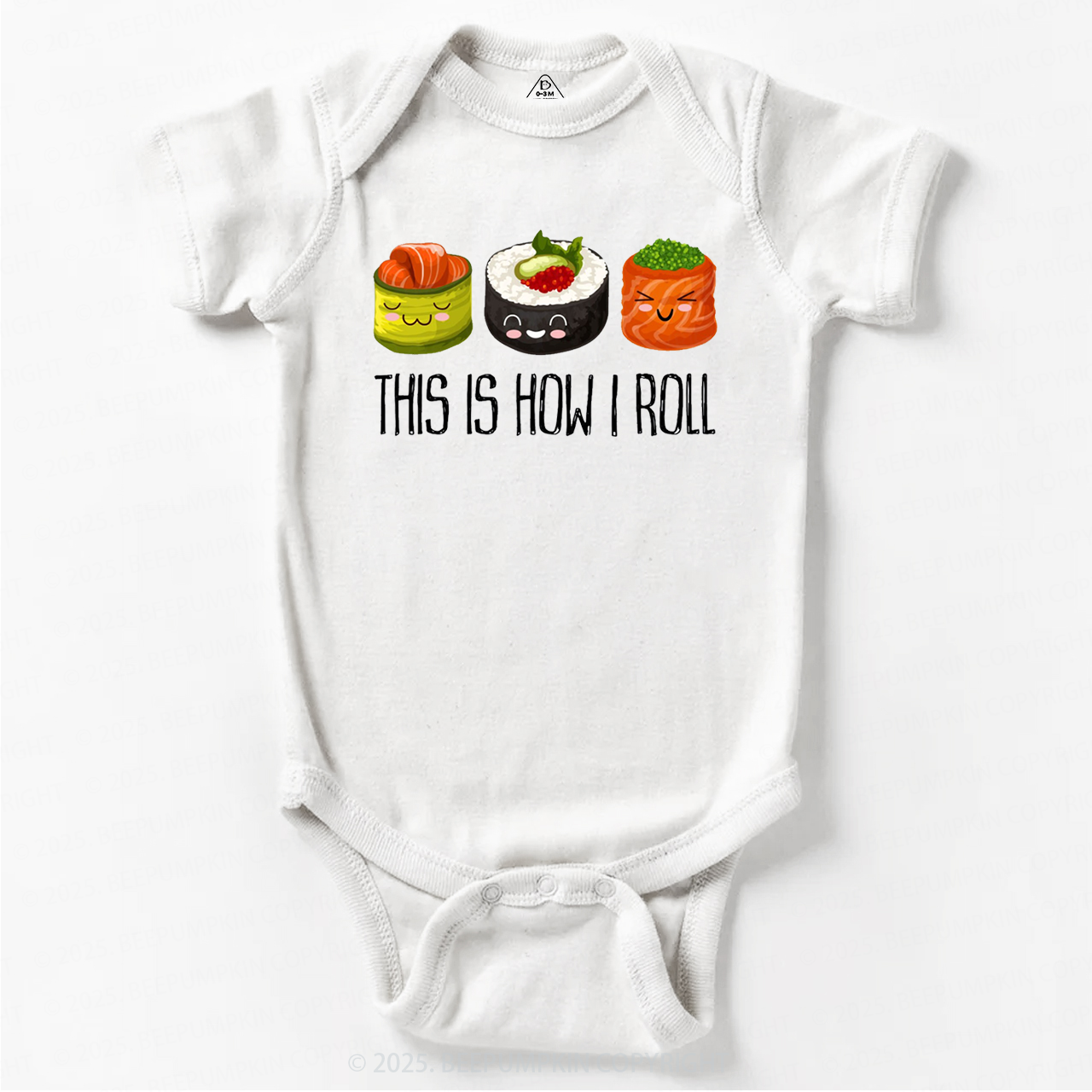 How I Roll Sushi Bodysuit Beepumpkin