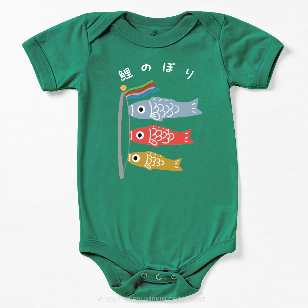 Koinobori Japanese Baby Shower Gift Bodysuit Beepumpkin