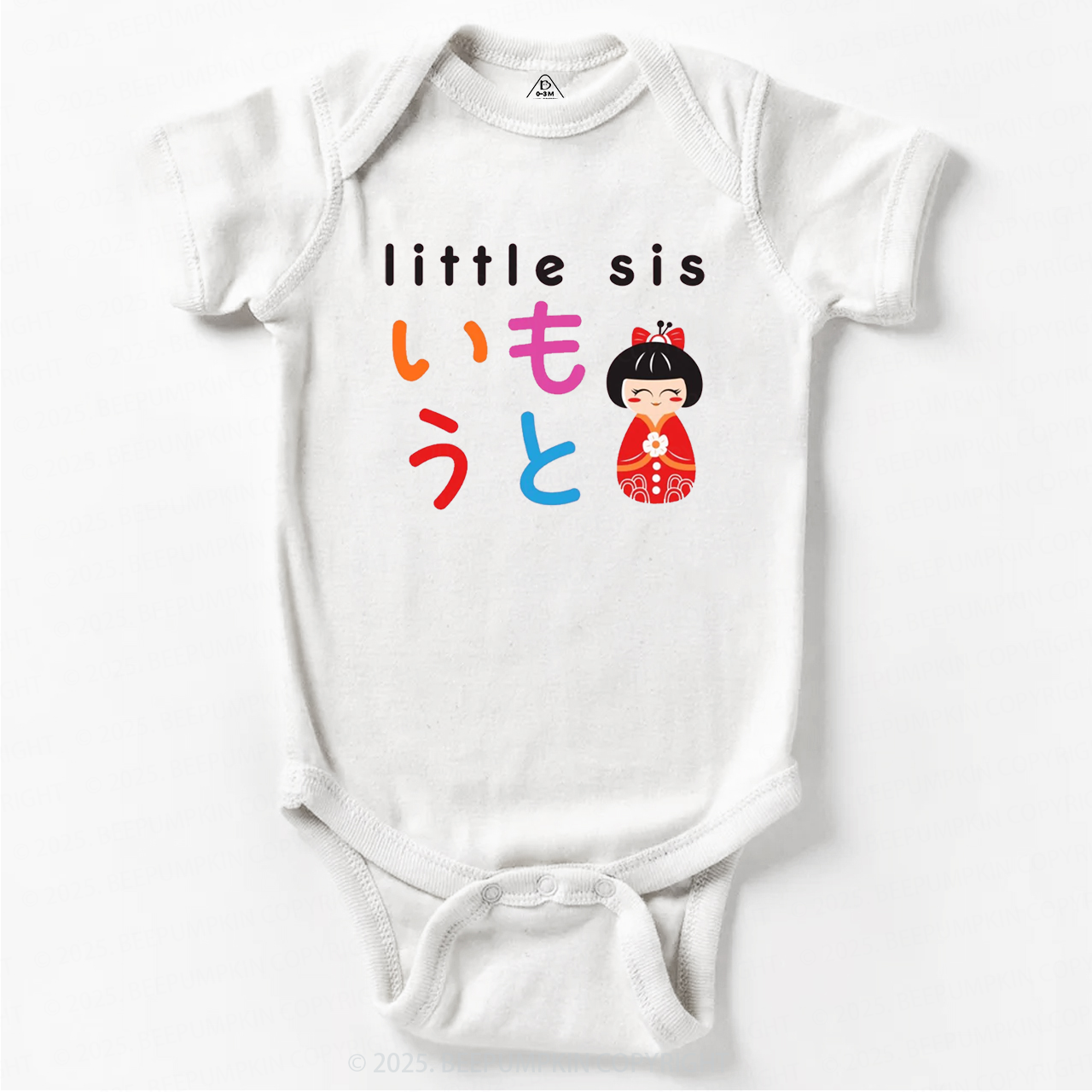 Little Sis Kawaii Bodysuit Beepumpkin