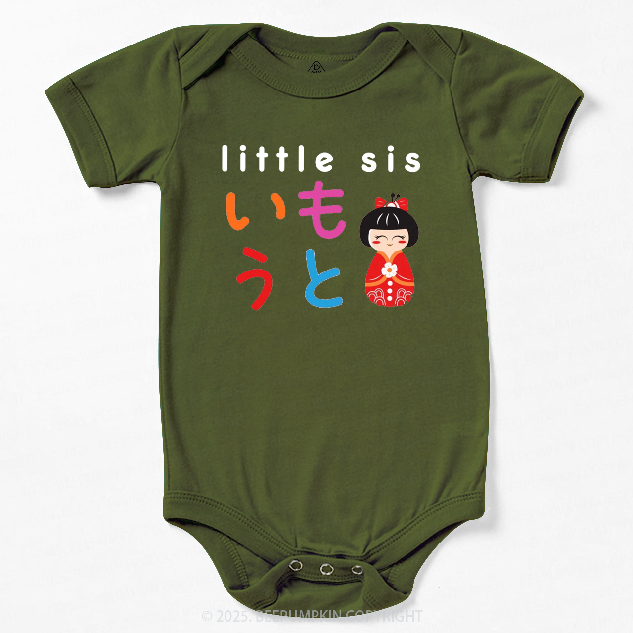 Little Sis Kawaii Bodysuit Beepumpkin