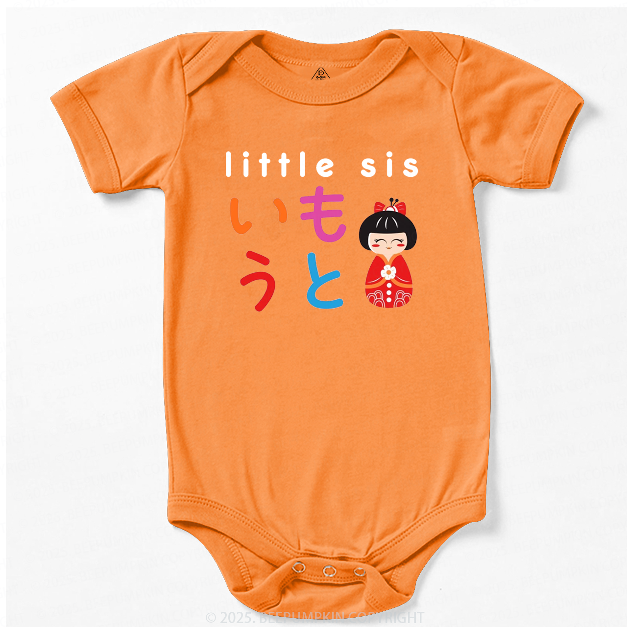Little Sis Kawaii Bodysuit Beepumpkin