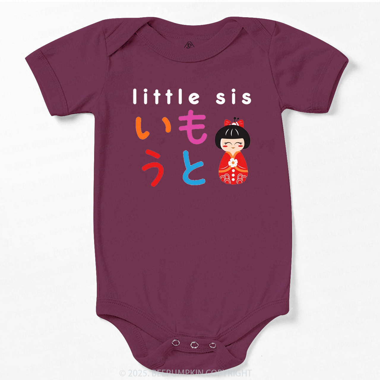 Little Sis Kawaii Bodysuit Beepumpkin