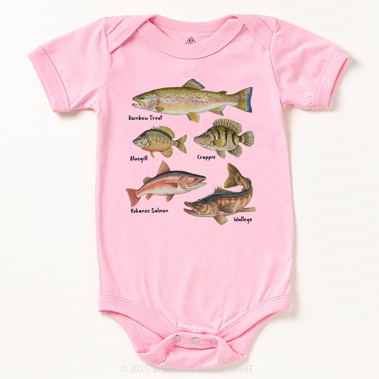 Lake Fish Field Guide Bodysuit Beepumpkin