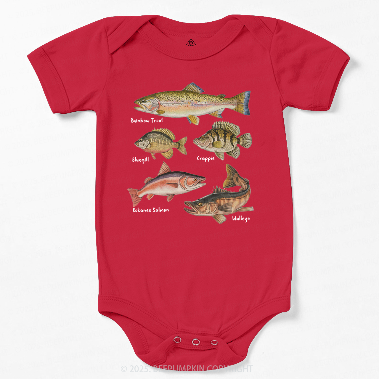 Lake Fish Field Guide Bodysuit Beepumpkin