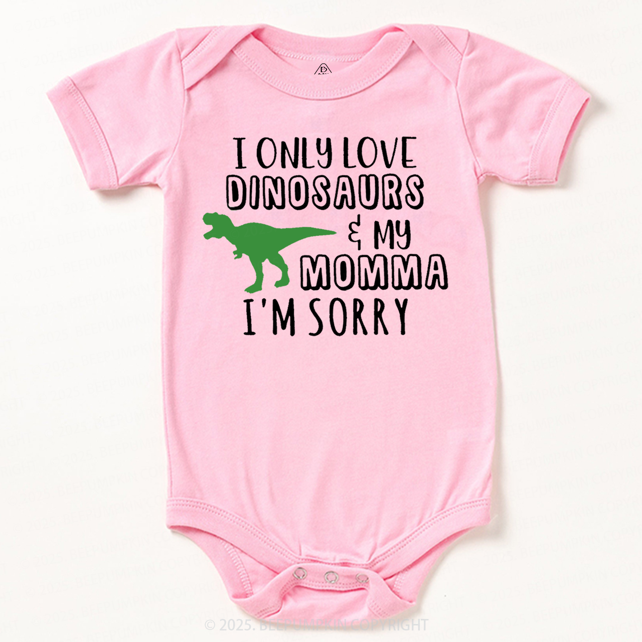 I Only Love Dinosaurs Bodysuit Beepumpkin