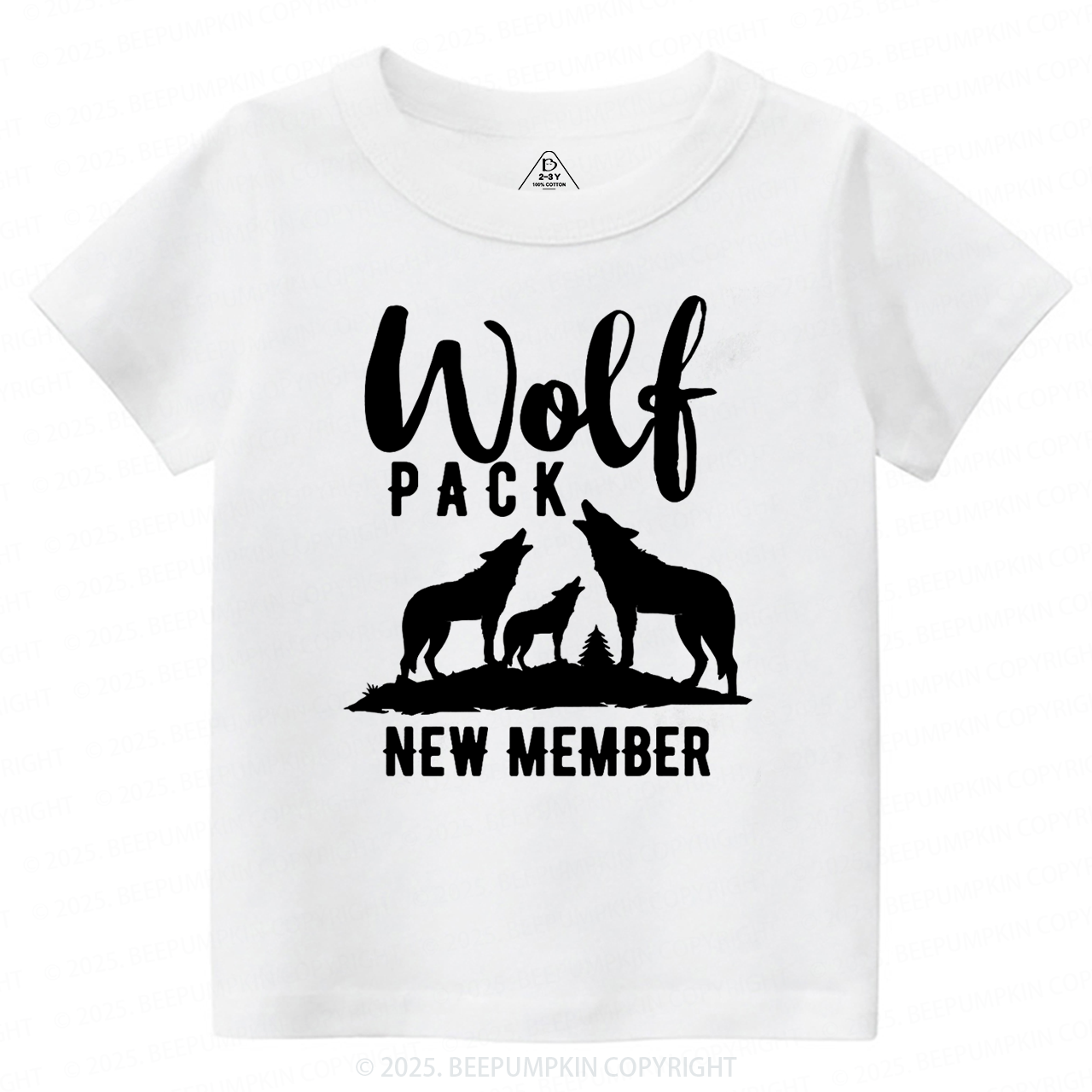 Wolf Pack New Member Toddler&Kid's Tees Beepumpkin