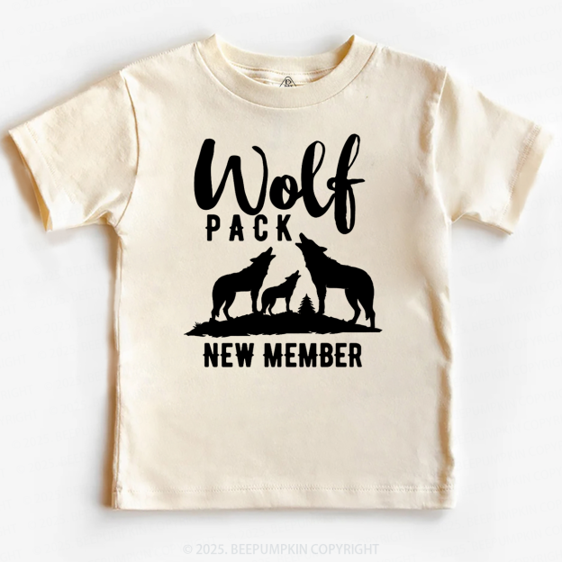 Wolf Pack New Member Toddler&Kid's Tees Beepumpkin
