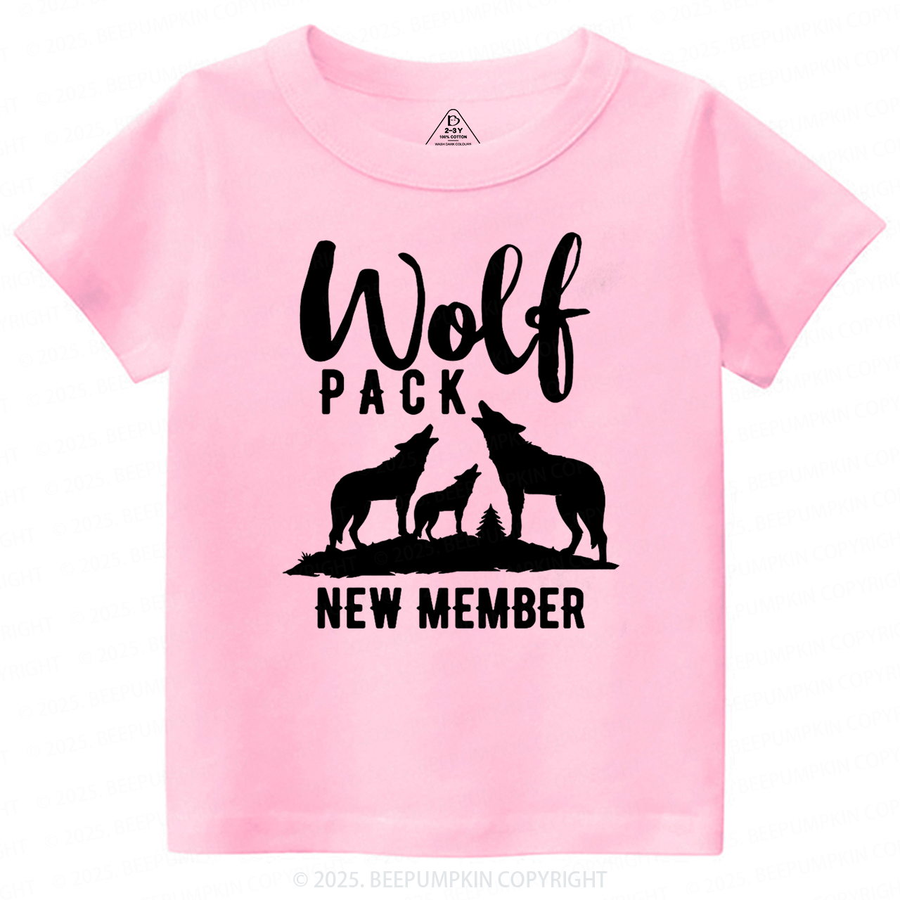 Wolf Pack New Member Toddler&Kid's Tees Beepumpkin