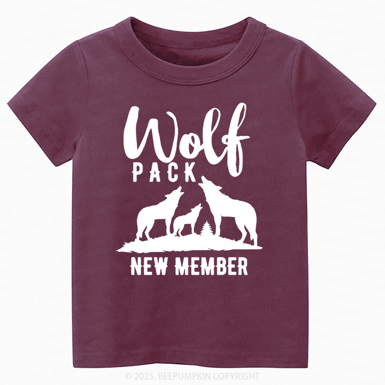 Wolf Pack New Member Toddler&Kid's Tees Beepumpkin