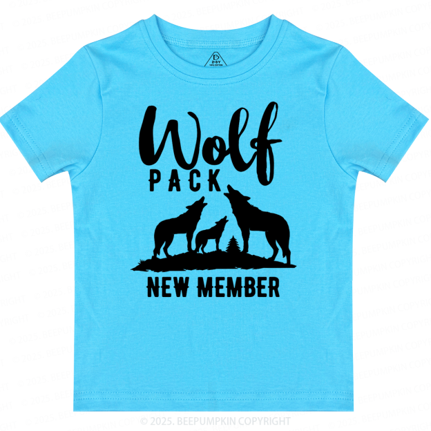 Wolf Pack New Member Toddler&Kid's Tees Beepumpkin
