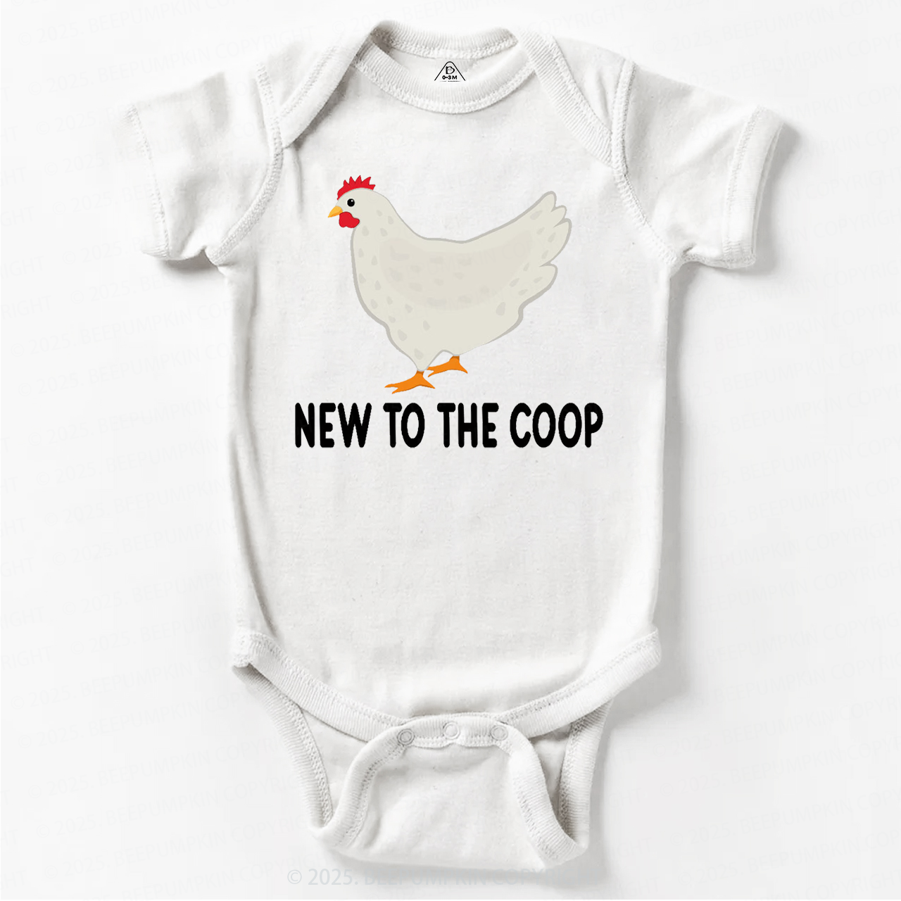 New To The Coop Bodysuit Beepumpkin