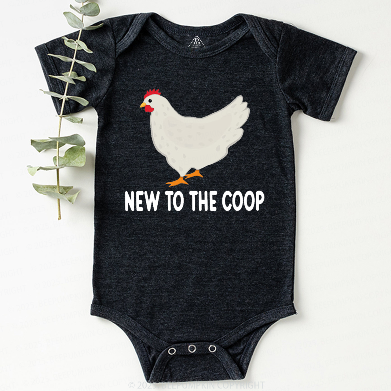 New To The Coop Bodysuit Beepumpkin