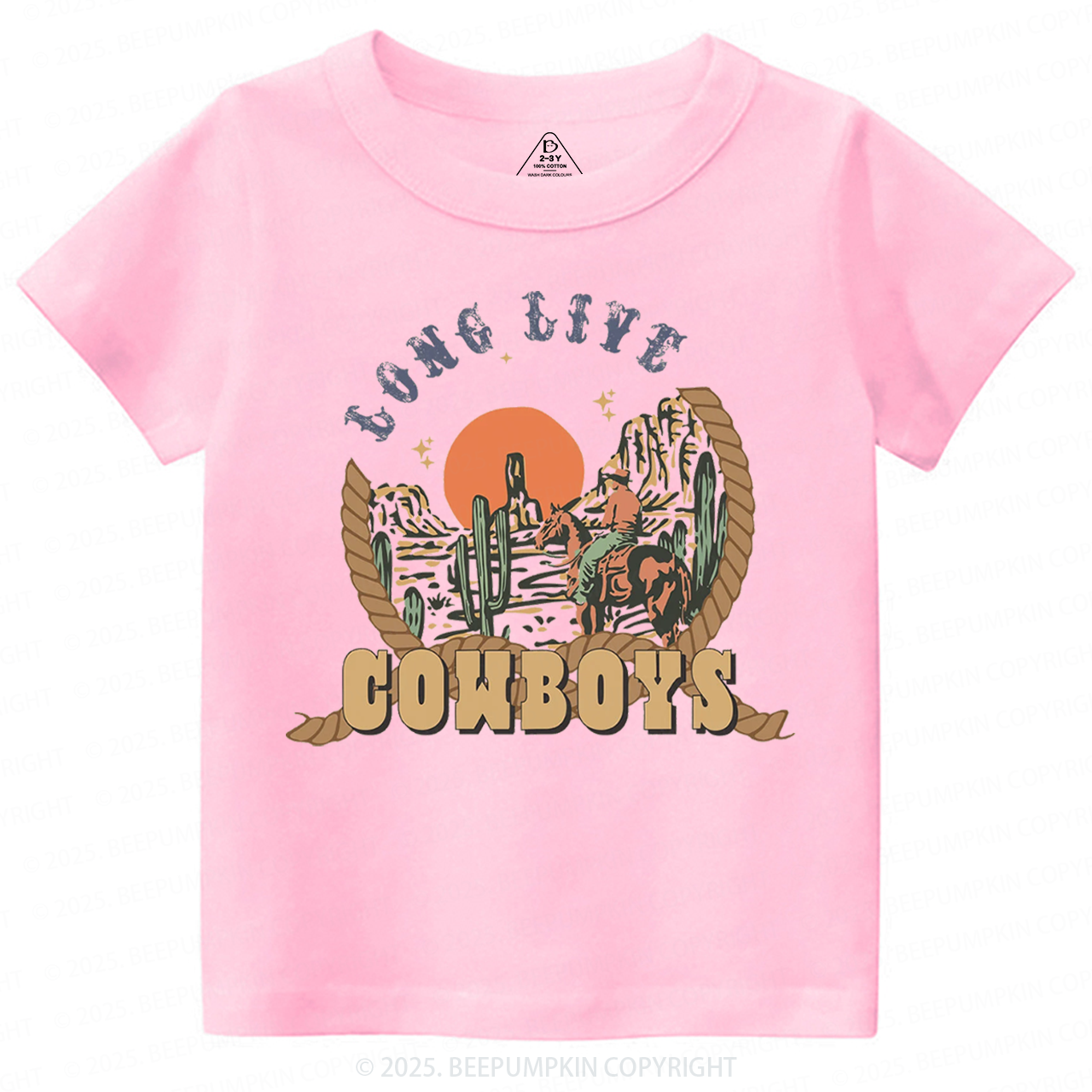 Long Live Cowboys Toddler&Kid's Tees Beepumpkin