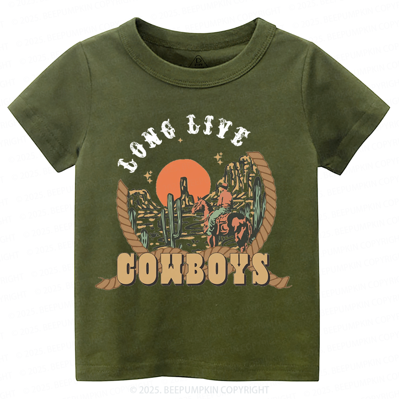 Long Live Cowboys Toddler&Kid's Tees Beepumpkin