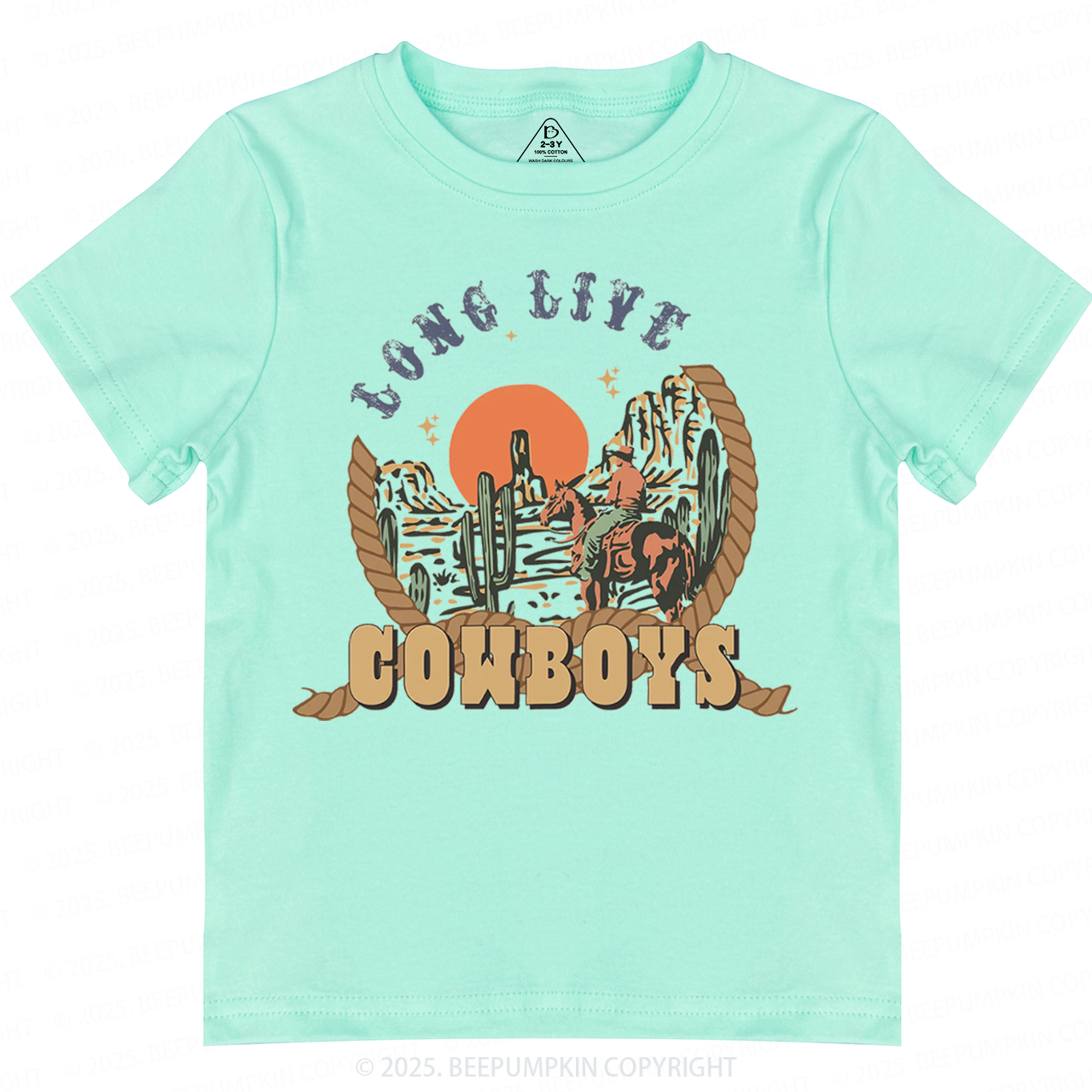 Long Live Cowboys Toddler&Kid's Tees Beepumpkin