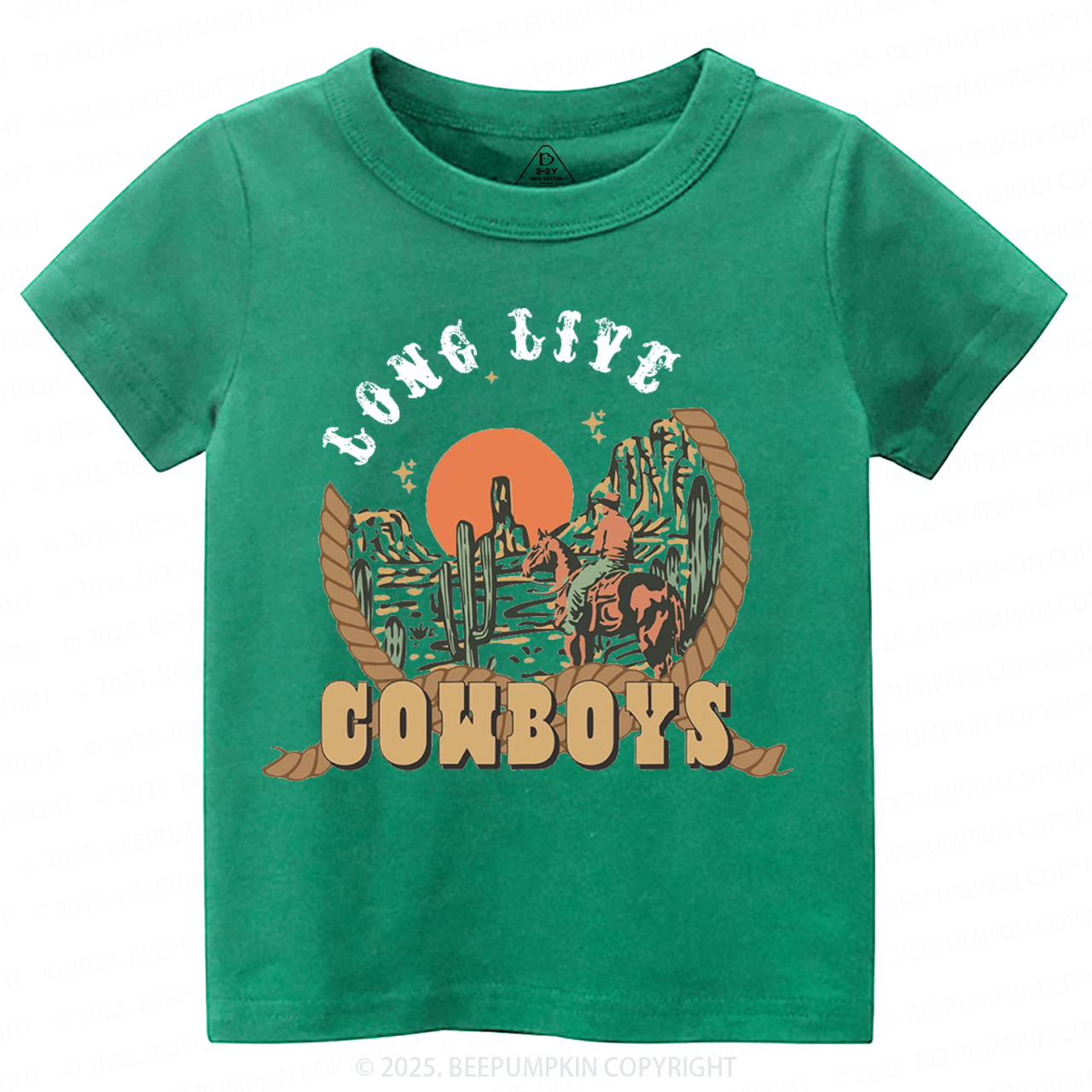 Long Live Cowboys Toddler&Kid's Tees Beepumpkin